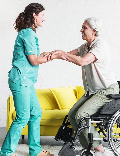 Home care for the elderly with mobility issues in florence